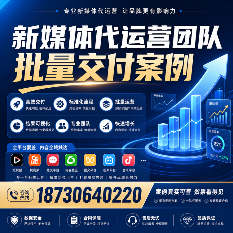 贵阳代运营公司多客户账号批量高效交付案例